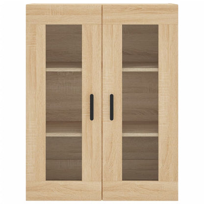 vidaXL Wall Mounted Cabinet Sonoma Oak 69.5x34x90 cm