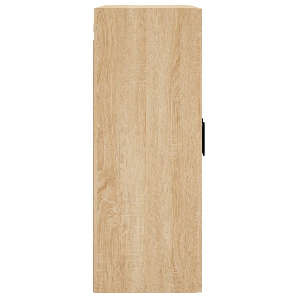 vidaXL Wall Mounted Cabinet Sonoma Oak 69.5x34x90 cm