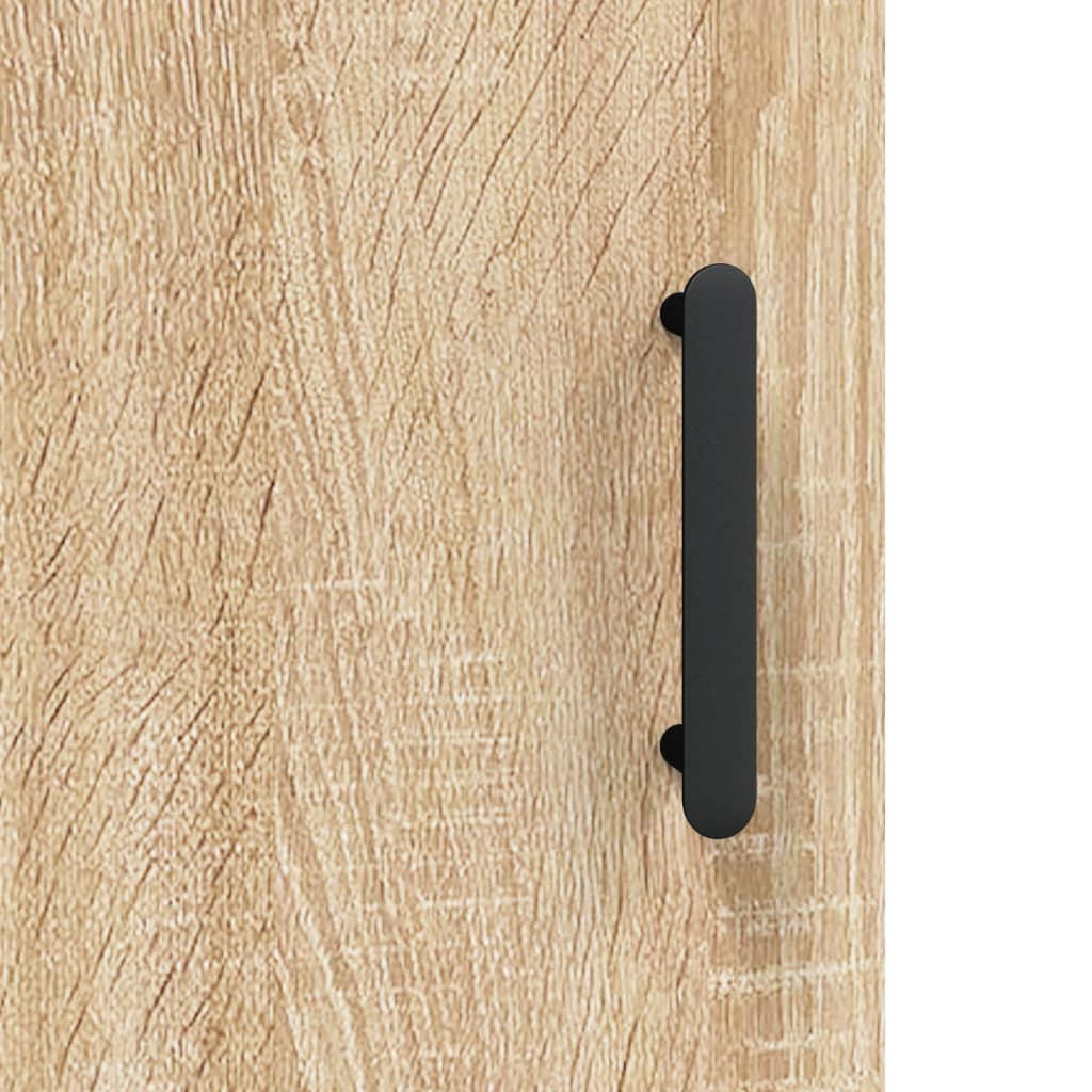 vidaXL Wall Mounted Cabinet Sonoma Oak 69.5x34x90 cm