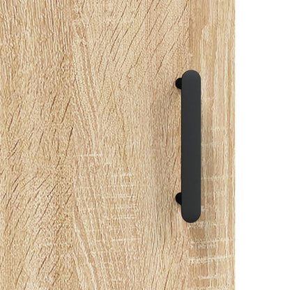 vidaXL Wall Mounted Cabinet Sonoma Oak 69.5x34x90 cm