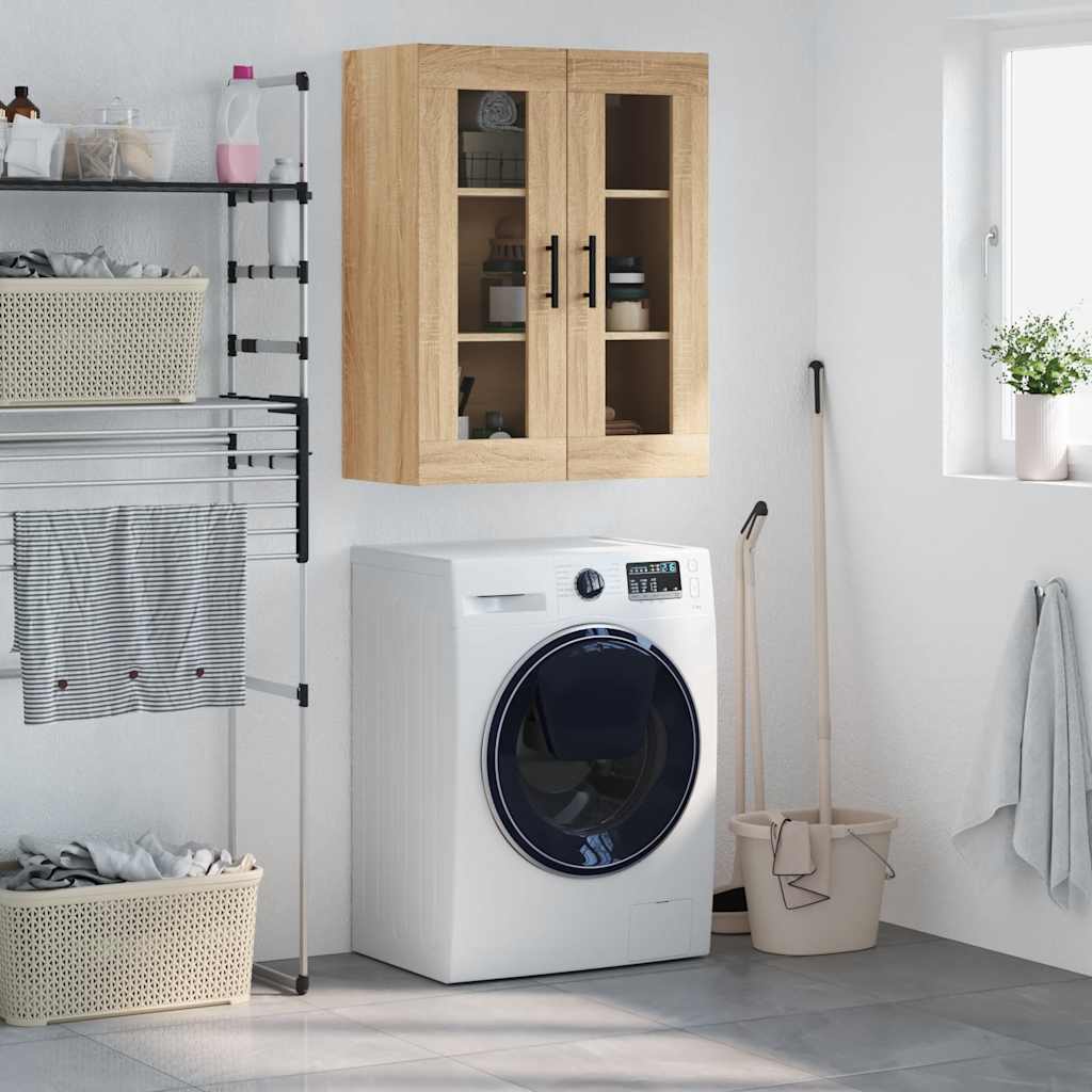 Wall Mounted Cabinet 69,5x34x90 cm Sonoma oak