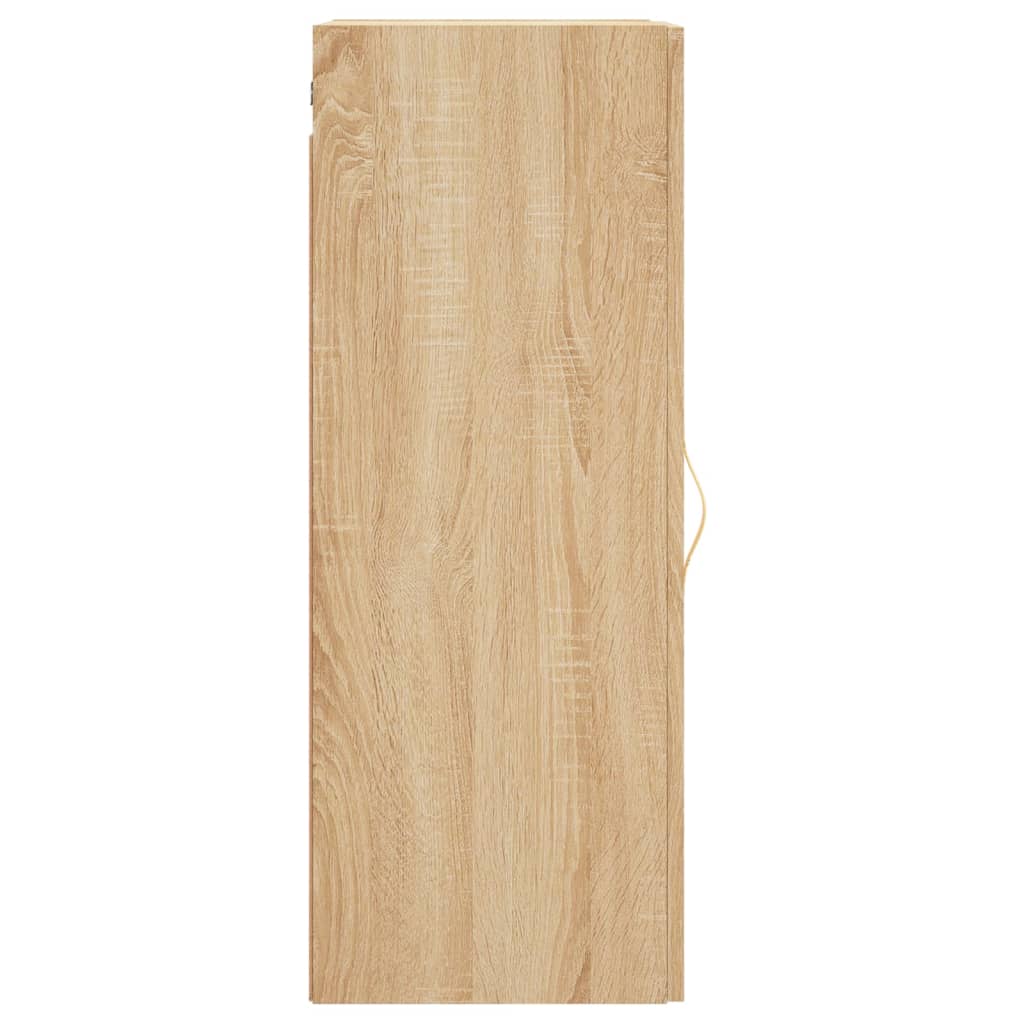 vidaXL Wall Mounted Cabinet Sonoma Oak 34.5x34x90 cm