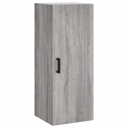 vidaXL Wall Mounted Cabinet Grey Sonoma 34.5x34x90 cm