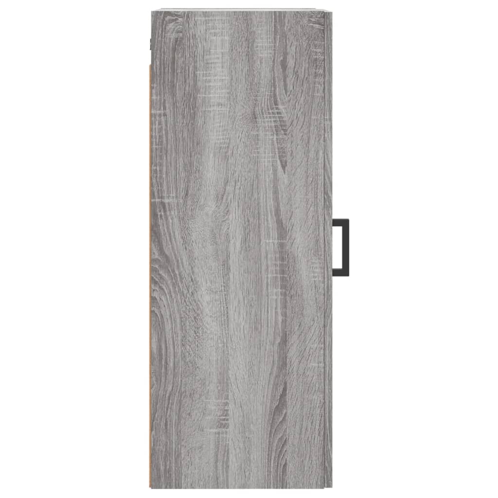 vidaXL Wall Mounted Cabinet Grey Sonoma 34.5x34x90 cm