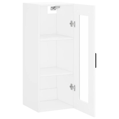 vidaXL Wall Mounted Cabinet White 34.5x34x90 cm