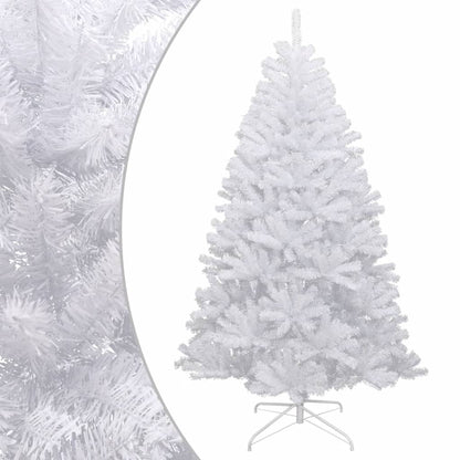 Artificial Hinged Christmas Tree with Flocked Snow White 180 cm