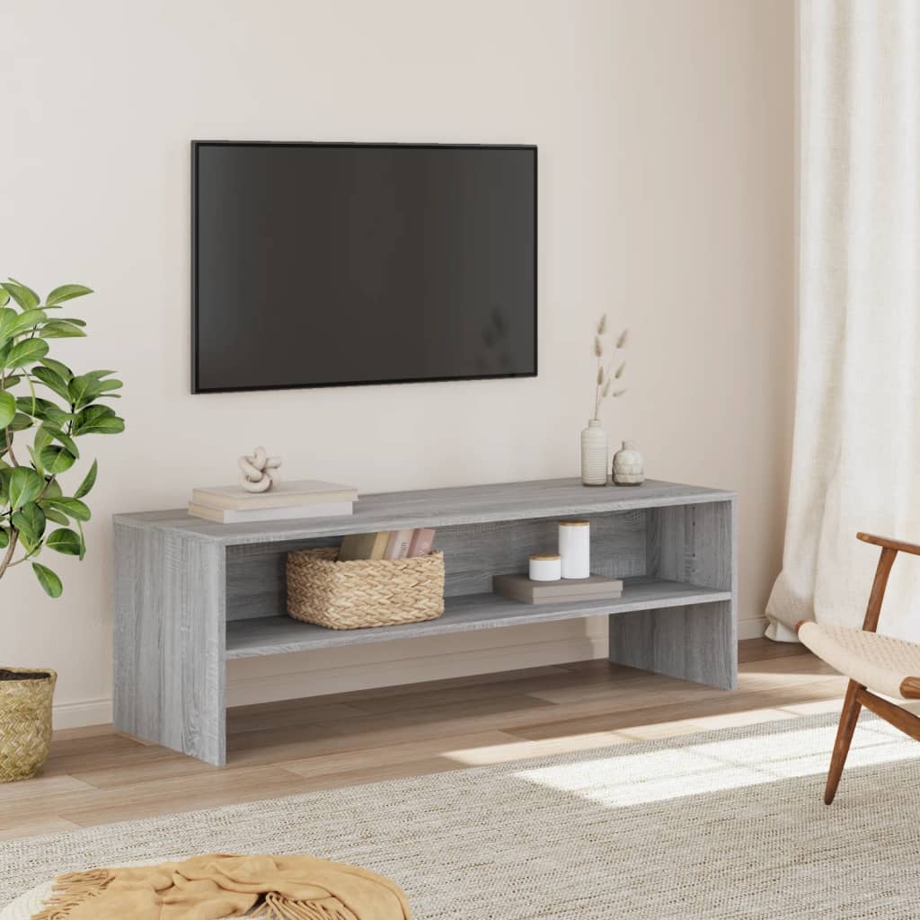 TV Cabinet 120x40x40 cm Engineered Wood Grey sonoma