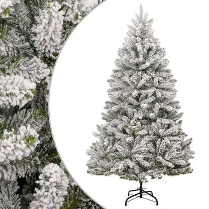 Artificial Christmas Tree 240 cm 300 LEDs Warm White Green and White Ø 120 x 240 cm without LED