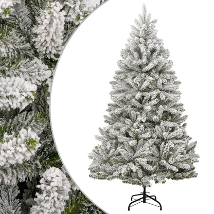 Artificial Christmas Tree 270 cm 300 LEDs Warm White Green and White Ø 128 x 270 cm without LED