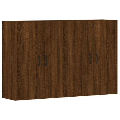 vidaXL Wall Mounted Cabinets 2 pcs Brown Oak Engineered Wood