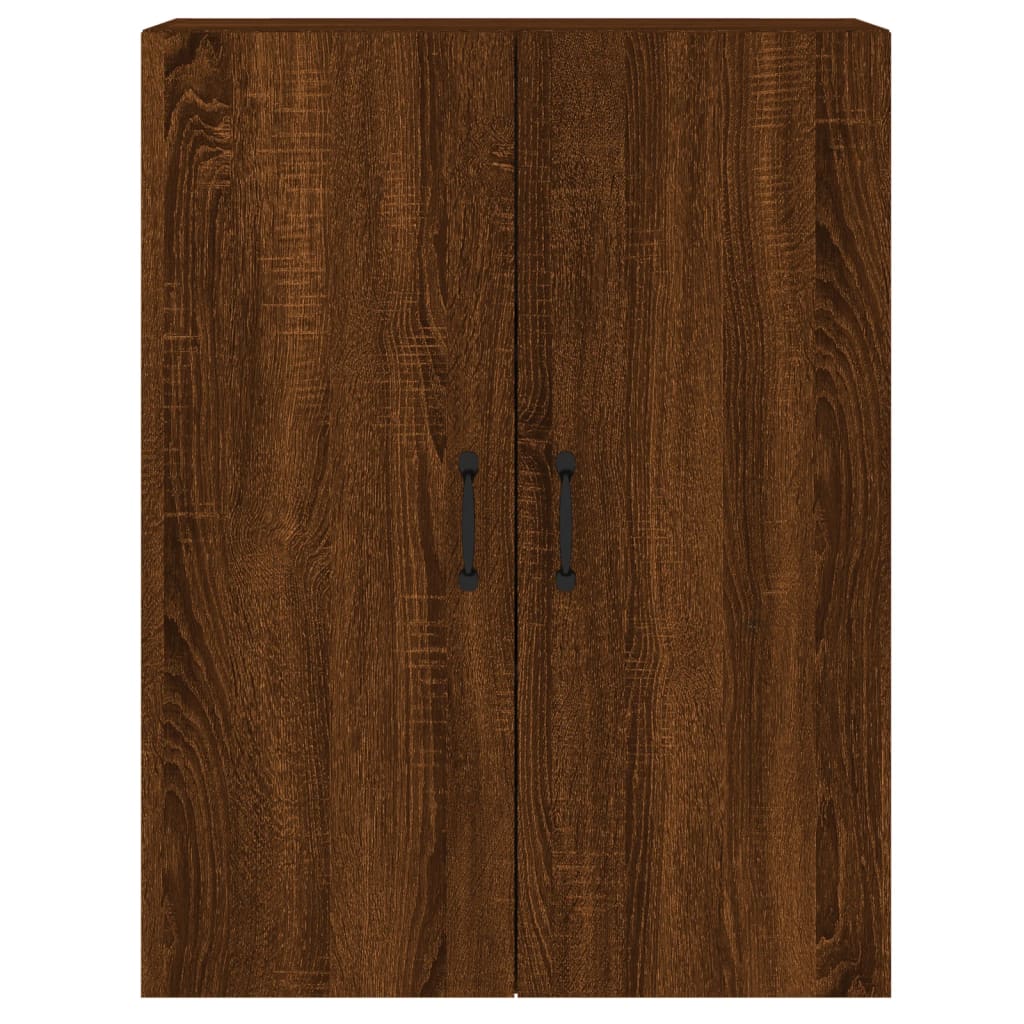 vidaXL Wall Mounted Cabinets 2 pcs Brown Oak Engineered Wood