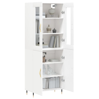 vidaXL Highboard White 69.5x34x180 cm Engineered Wood