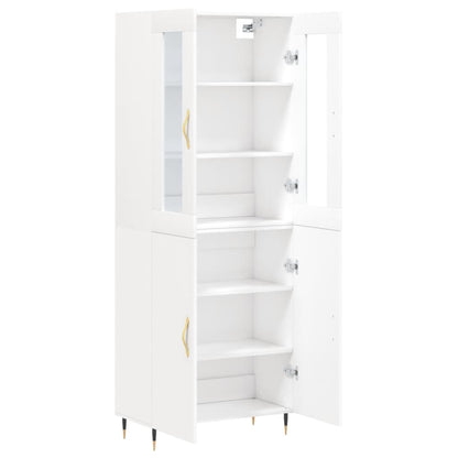 vidaXL Highboard White 69.5x34x180 cm Engineered Wood