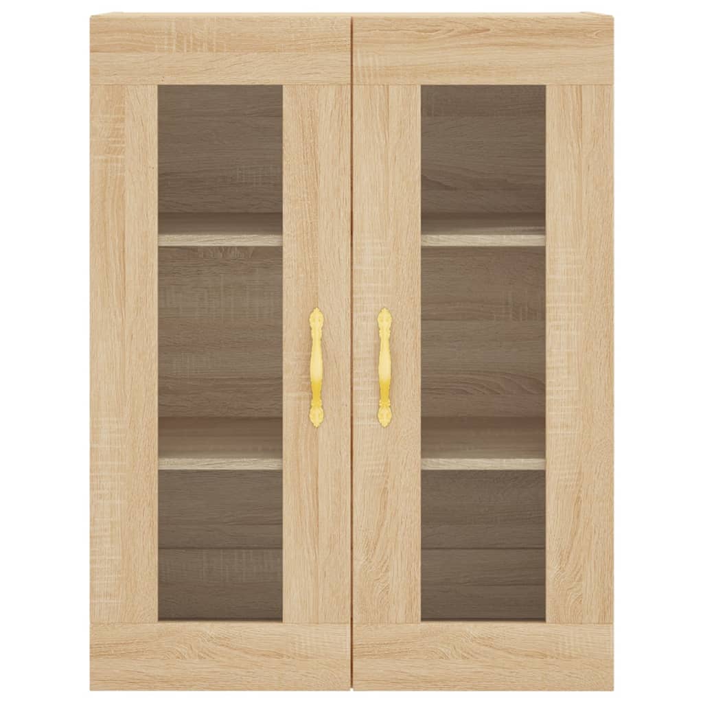 Highboard 69.5x34x180 cm Engineered Wood 2 Wood Doors Sonoma oak