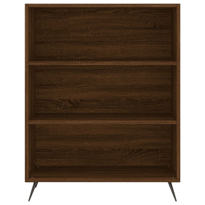 vidaXL Highboard Brown Oak 69.5x34x180 cm Engineered Wood