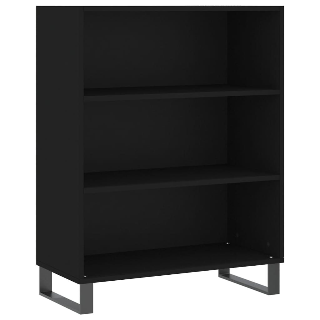 vidaXL Highboard Black 69.5x34x180 cm Engineered Wood