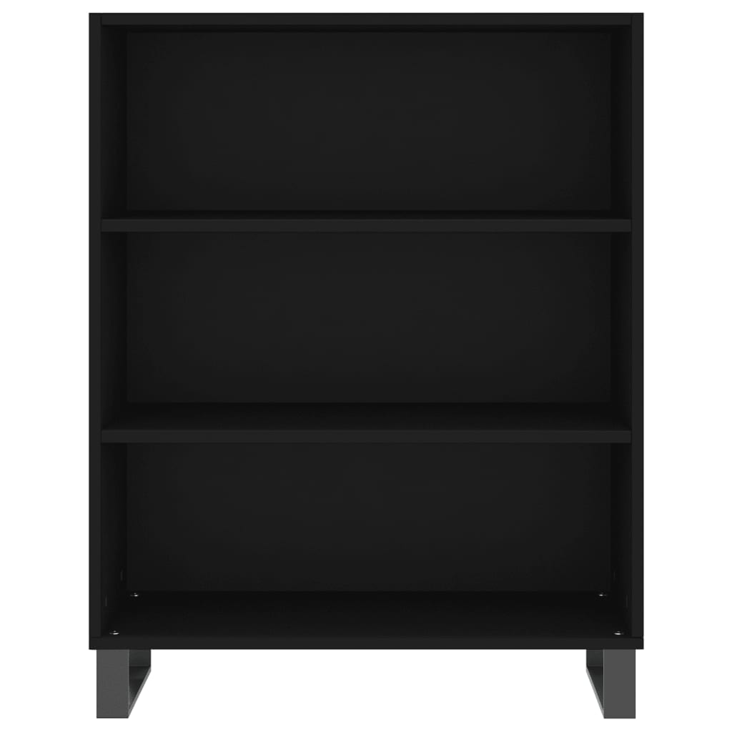 vidaXL Highboard Black 69.5x34x180 cm Engineered Wood