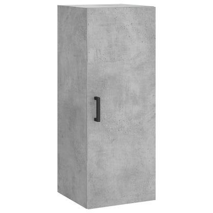 Highboard 34.5x34x180 cm Engineered Wood 3 Shelves Concrete grey