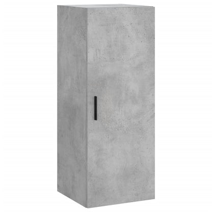 Highboard 34.5x34x180 cm Engineered Wood 3 Shelves Concrete grey