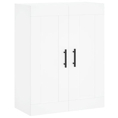 Highboard 69.5x34x180 cm Engineered Wood 3 Drawers White