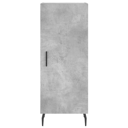 Highboard 34.5x34x180 cm Engineered Wood 1 Door Concrete grey