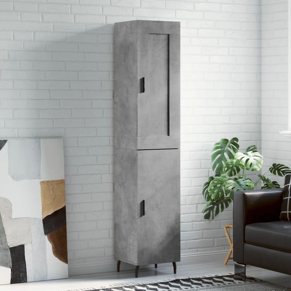 vidaXL Highboard 34.5x34x180 cm Engineered Wood 1 Door