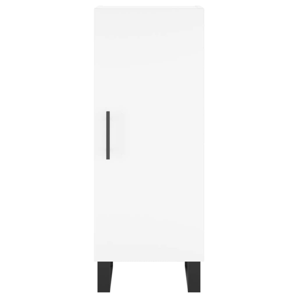 vidaXL Highboard White 34.5x34x180 cm Engineered Wood