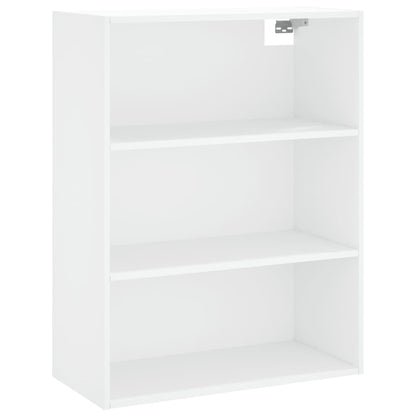 Highboard 69.5x34x180 cm Engineered Wood 2 Doors 2 Drawers White
