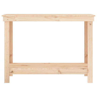 Work Bench Solid Wood Pine Natural 110 x 50 x 80 cm