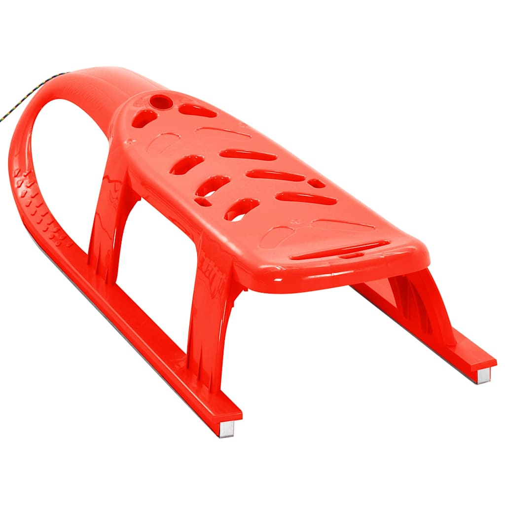Sledge with Seat 102,5x40x23 cm Polypropylene Red Sledge