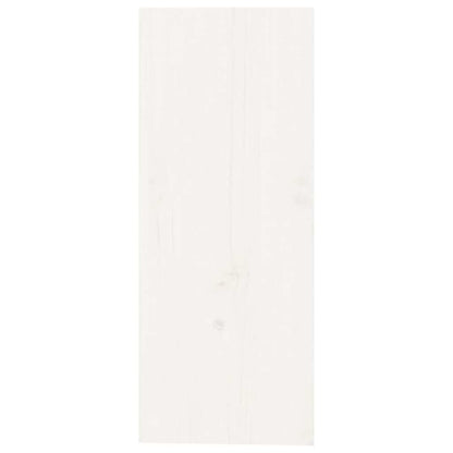 Wine Cabinet 62x25x62 cm Solid Wood Pine White with 12 holes 1