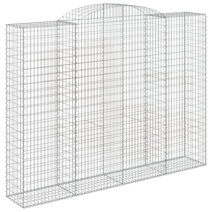 Arched Gabion Baskets Galvanised Iron 7 300 x 30 x 40/60–300 x 50 x 220/240 cm 300 x 50 x 220/240 cm