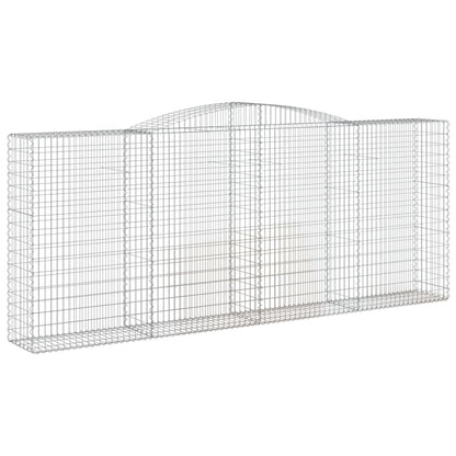 Arched Gabion Baskets Galvanised Iron 5 400 x 30 x 40/60–400 x 50 x 220/240 cm 400 x 50 x 160/180 cm