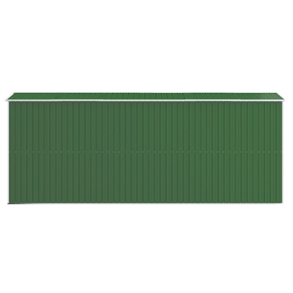 vidaXL Garden Shed Green 192x523x223 cm Galvanised Steel 5