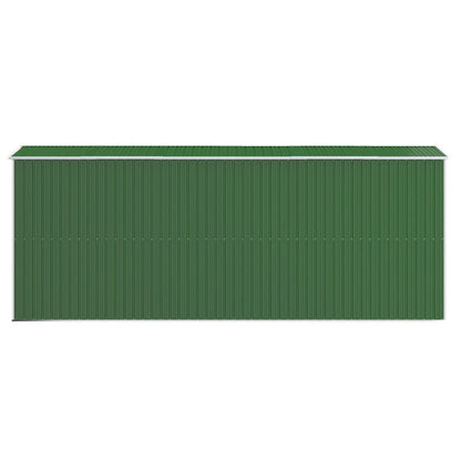 vidaXL Garden Shed Green 192x523x223 cm Galvanised Steel 5
