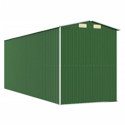 vidaXL Garden Shed Green 192x523x223 cm Galvanised Steel 6