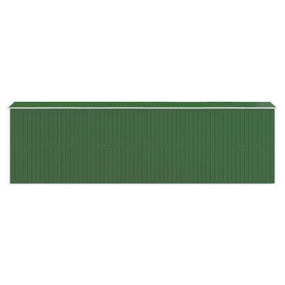 vidaXL Garden Shed Green 192x606x223 cm Galvanised Steel 5