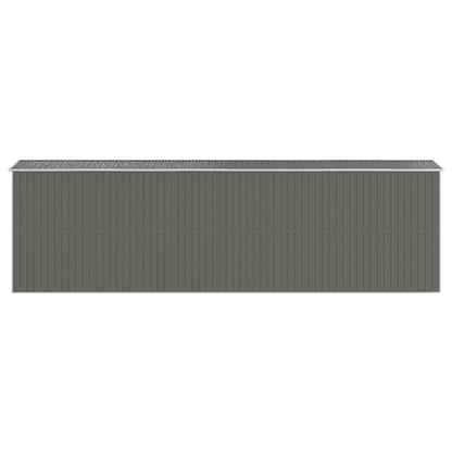 vidaXL Garden Shed Light Grey 192x689x223 cm Galvanised Steel 5