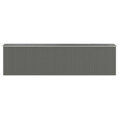 vidaXL Garden Shed Light Grey 192x772x223 cm Galvanised Steel 5