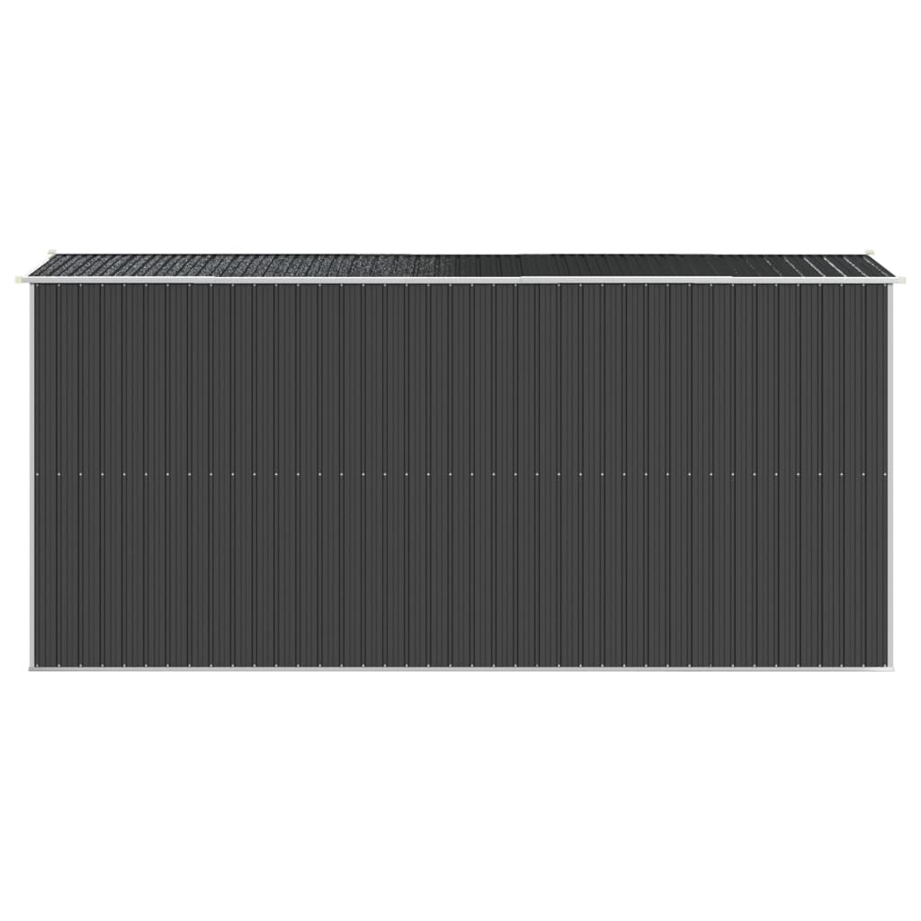 vidaXL Garden Shed Anthracite 192x440x223 cm Galvanised Steel 5