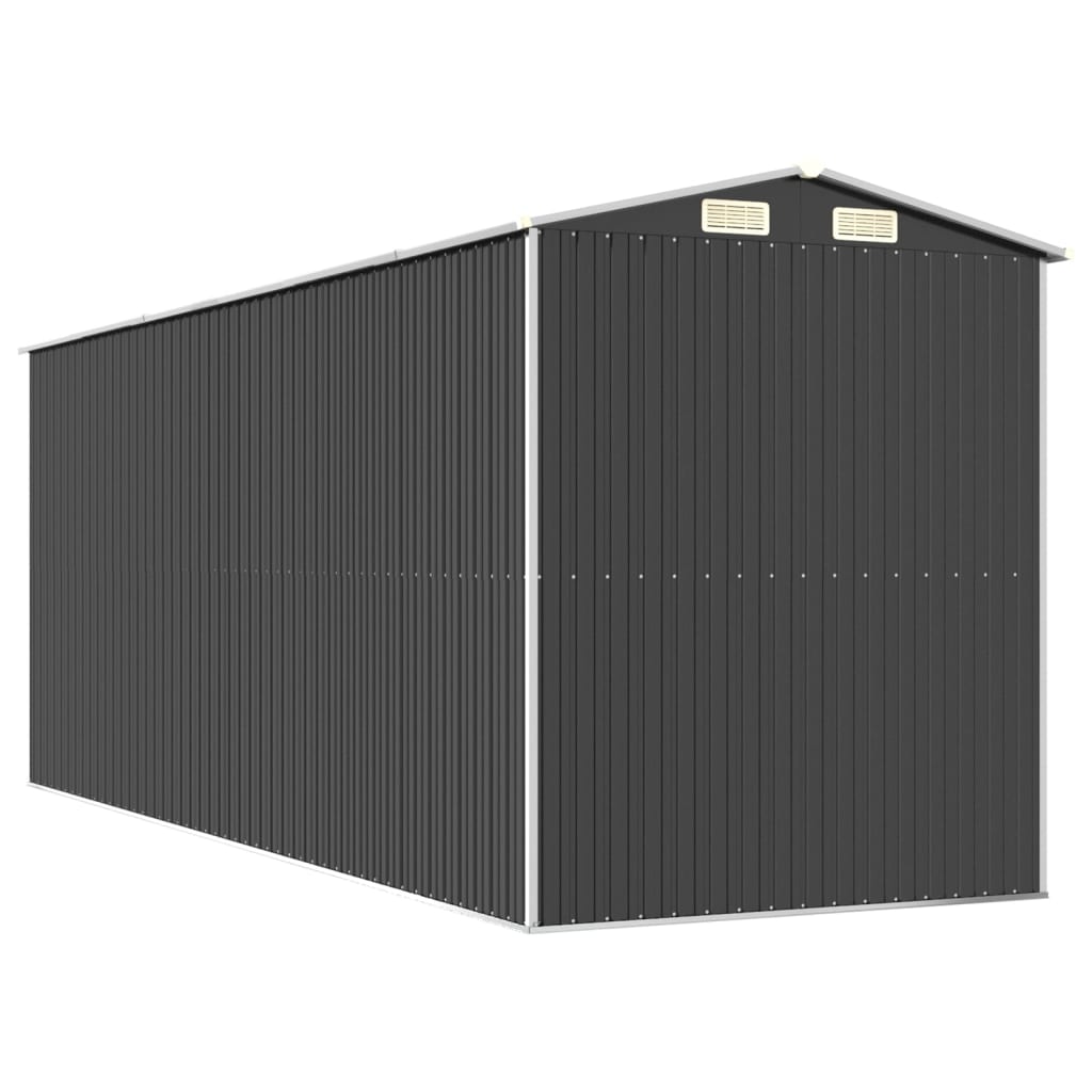 vidaXL Garden Shed Anthracite 192x523x223 cm Galvanised Steel 6