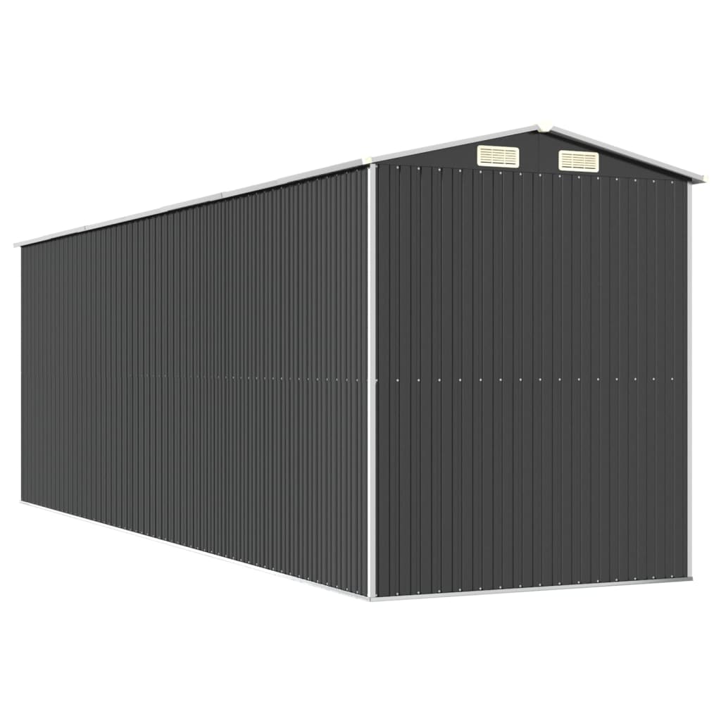 vidaXL Garden Shed Anthracite 192x606x223 cm Galvanised Steel 6