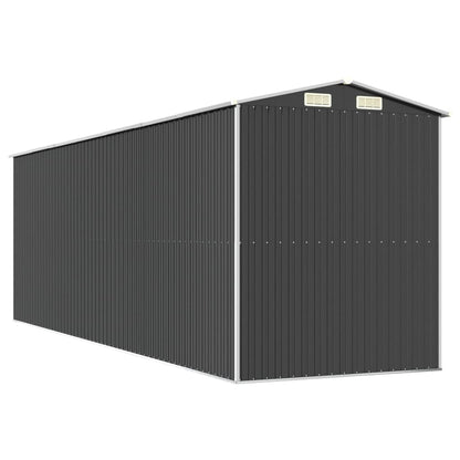 vidaXL Garden Shed Anthracite 192x606x223 cm Galvanised Steel 6