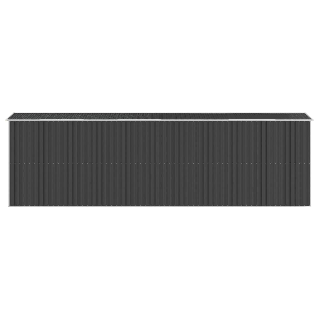 vidaXL Garden Shed Anthracite 192x689x223 cm Galvanised Steel 5