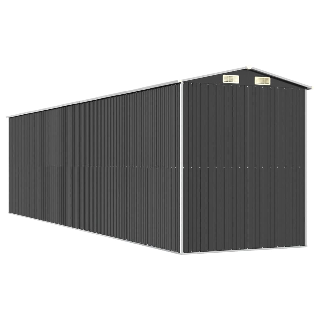 vidaXL Garden Shed Anthracite 192x772x223 cm Galvanised Steel 6