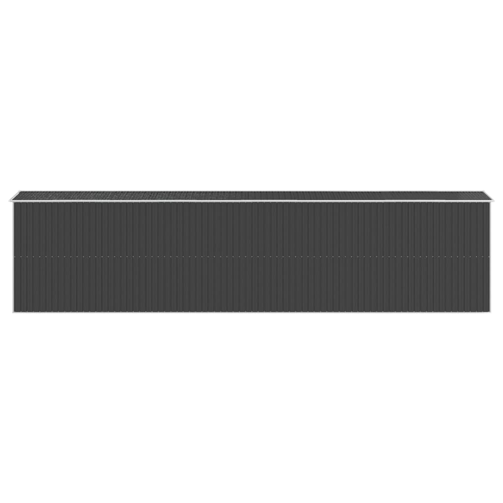 vidaXL Garden Shed Anthracite 192x855x223 cm Galvanised Steel 5