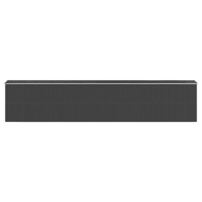 vidaXL Garden Shed Anthracite 192x1021x223 cm Galvanised Steel 5