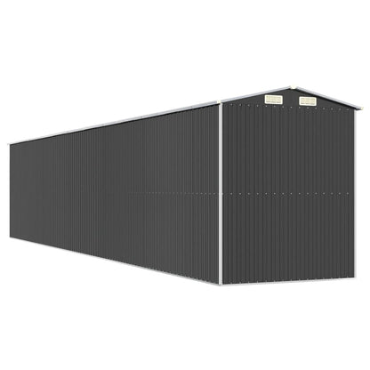 vidaXL Garden Shed Anthracite 192x1021x223 cm Galvanised Steel 6