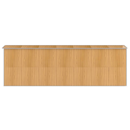 vidaXL Garden Shed Light Brown 192x606x223 cm Galvanised Steel 5