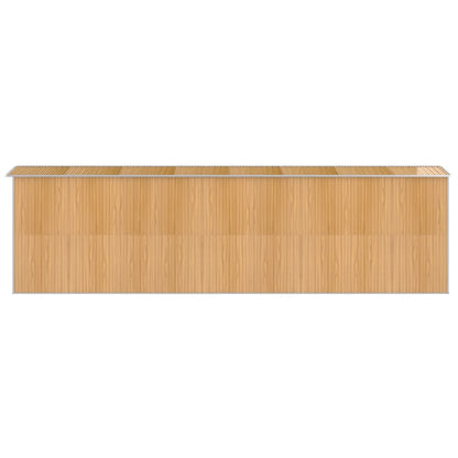 vidaXL Garden Shed Light Brown 192x689x223 cm Galvanised Steel 5